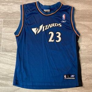 2001-03 Washington Wizards Michael Jordan Youth Large Basketball Jersey Reebok